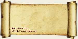 Ana Milinović vizit kartica